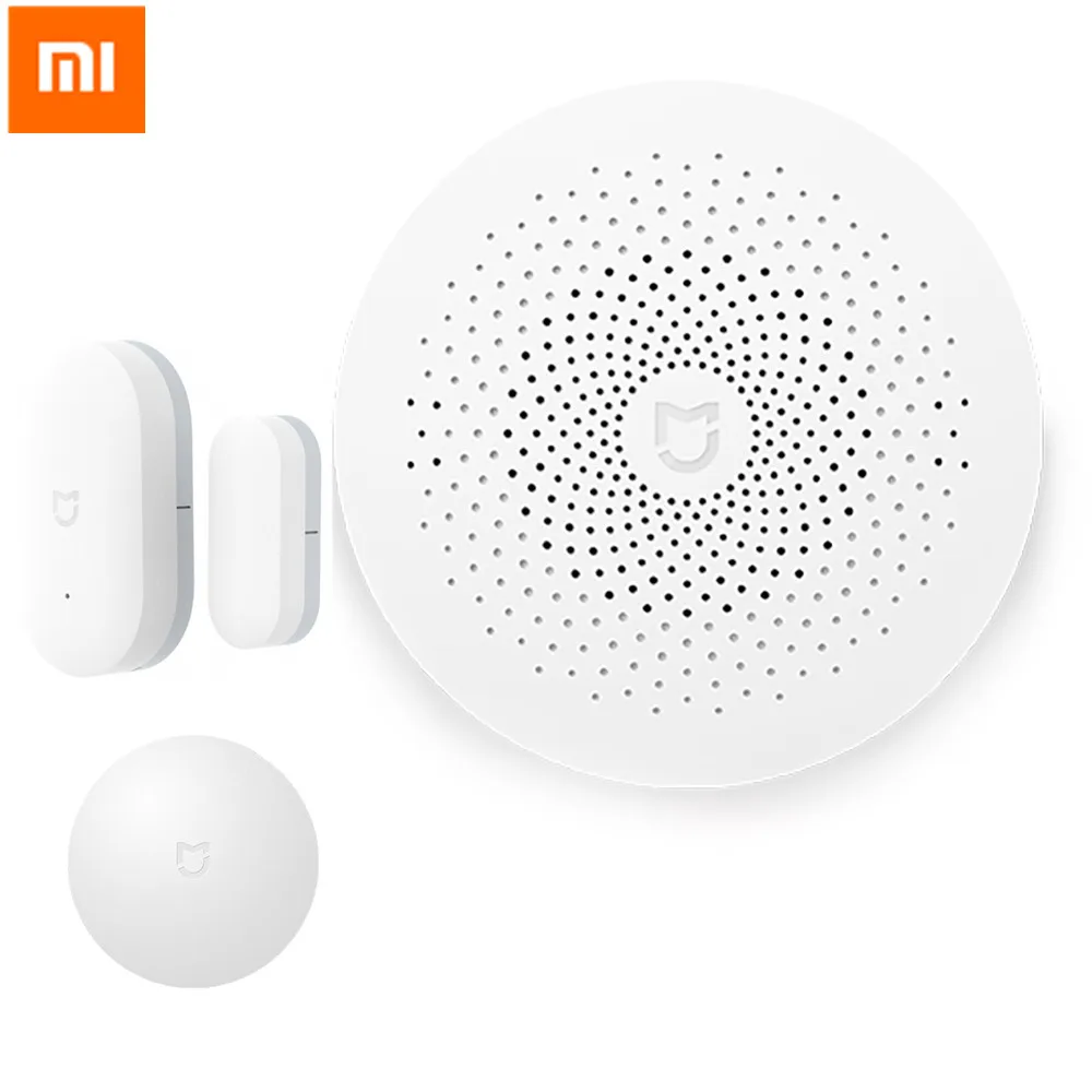 Оригинальный Xiaomi Многофункциональный шлюз двери, окна Сенсор человеческого тела Сенсор Беспроводной переключатель для Smart Home Наборы