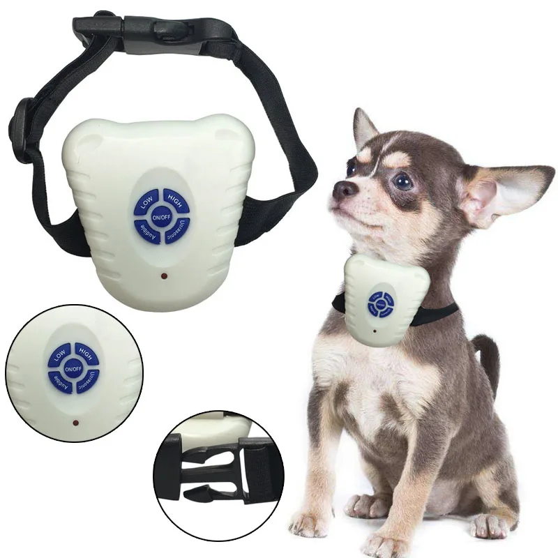 Ультразвуковые безопасные ошейники для собак с защитой от лай, поводки, Электронная тренировка, контроль ударов, 669
