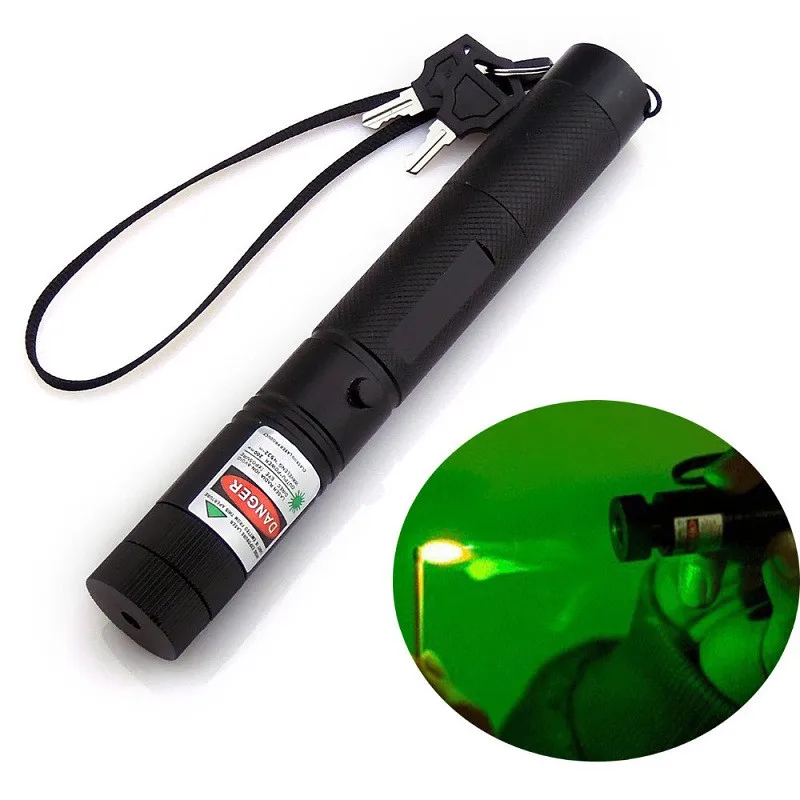 High Power Green Laser Pointer 532nm 5mW 303 Laser Pen Powerful Lazer
