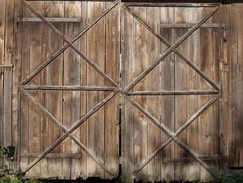 

HUAYI vintage farm barn Wood door Party Baby Children Portraits Indoor Photography Backdrop photo Background d-7054