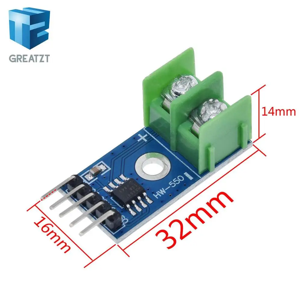 Модуль GREATZT MAX6675 + термопары типа K для arduino|module temperature|module sensorc c |
