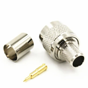 

50pcs/lot N Male Plug Crimp RG8 RG165 RG213 LMR400 RF Connector