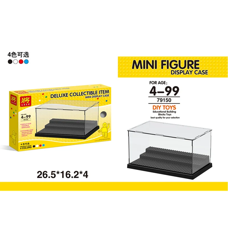 

Compatible With 79150 Dinosaur Figures Deluxe Acrylic Collectible Building Blocks Display Mini Box Display Case Bricks