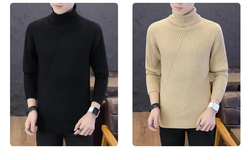 striped turtleneck mens