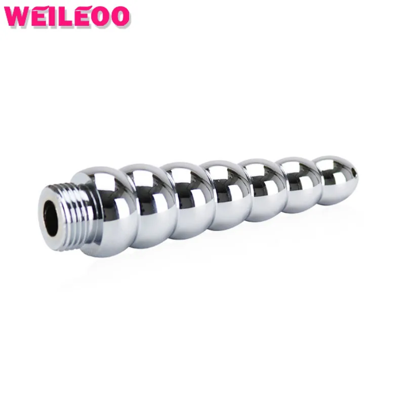 metal anal douche dilatador anal shower cleaner anal beads plug butt plug erotic gay adult font