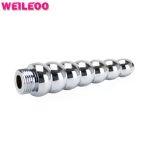 metal anal douche dilatador anal shower cleaner anal beads plug butt plug erotic gay adult sex