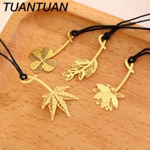 TUANTUAN 3 шт. милые Kawaii металлические золотистые закладки старинный ключ перо ангел закладки бумага клип книга канцелярские принадлежности