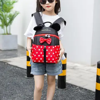 

Mickey Cute Cartoon Schoolbag Children's Cartoon Backpack Fashion Tide Kindergarten Baby 3-5-6 Year Old Girls Boys A632
