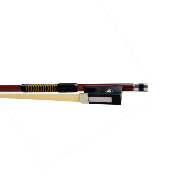 Exquisite Violin Bow Ebony Frog Cowhells Enfold Brazilwood Horsehair Octagonal Fiddle Bows Violino 4/4 parts violon accessoire