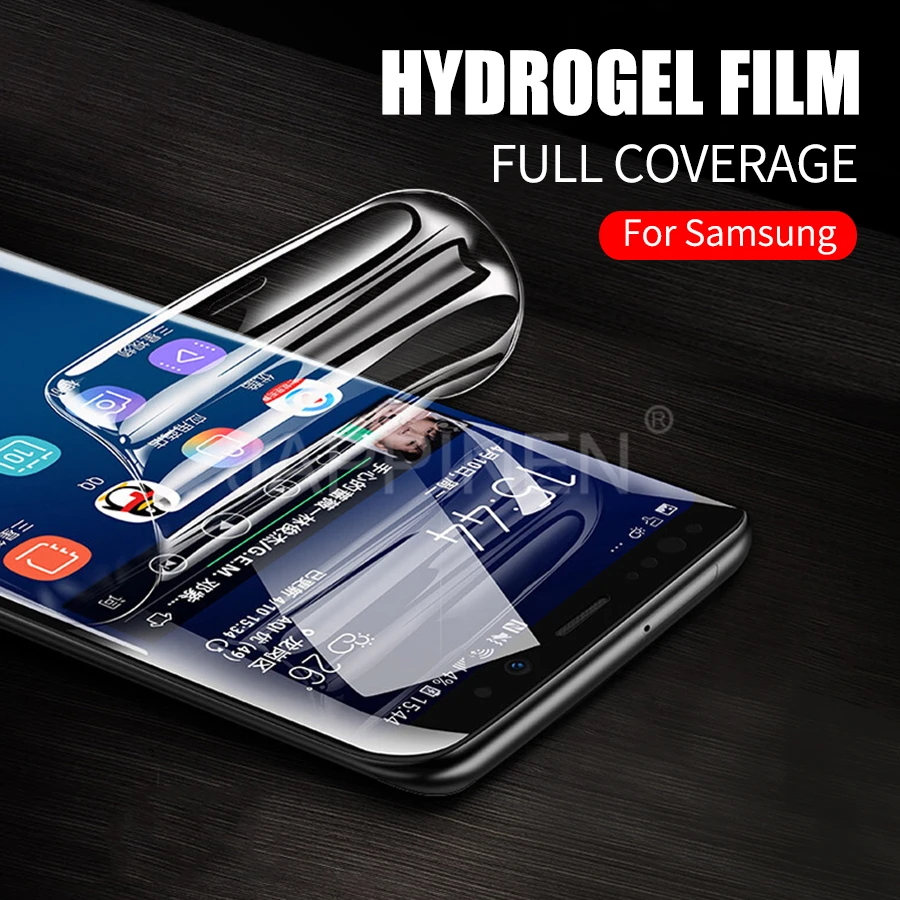 

Hydrogel Film Full Cover on The for Samsung Galaxy A10 A20 A30 A50 A70 A80 A90 A8 Plus 2018 Screen Protector M10 M20 M30 Film