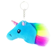 New Plush Cartoon Animal Unicorn Keychain Pendant Toy Gift Woman Bag Child Car Key Chain Jewelry Accessories for Girl Gift 2018 цена New Plush Cartoon Animal Unicorn Keychain Pendant Toy Gift Woman Bag Child Car Key Chain Jewelry Accessories for Girl Gift 2018 цены онлайн