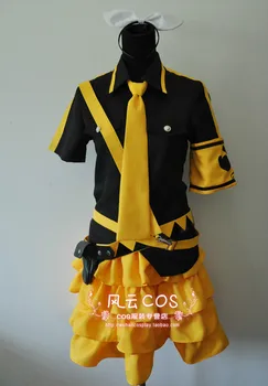

NEW Anime Vocaloid Kagamine Ren Kagamine Rin Love War Cosplay Costumes Uniform