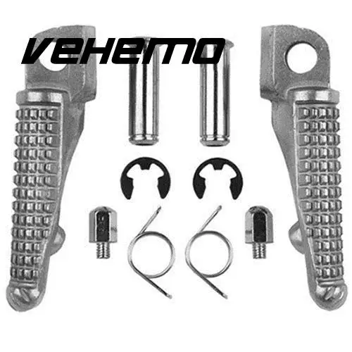 

Vehemo Motorcycle Pedal Motorcycle Footboard Pegs Foot Pedal for Kawasaki Motorcycle
