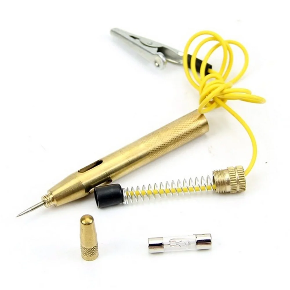 Тестовый карандаш медная электрическая ручка приборы электроскоп золотые инструменты электрик многофункциональные автомобильные инструменты для диагностики ремонта