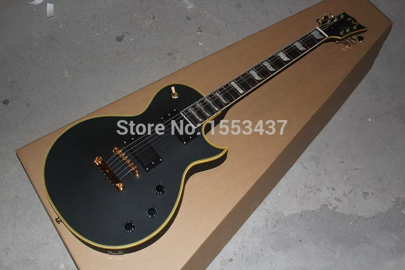 

Free Shipping Hot Sale!! ES EDIPSE signature series guitar EMG pick-up with Active Pickup 9V Battery Black Electric Guitar