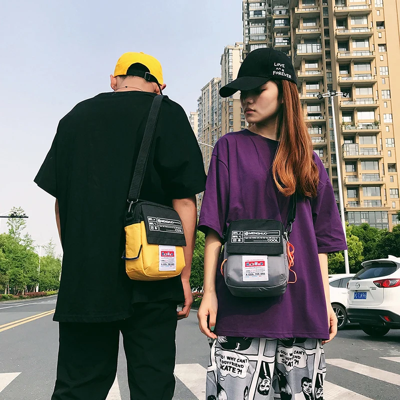 Menghuo 2018 New Crossbody Bag Multifunctional Men Bag Retro Women Handbags Nylon Shoulder Bags Messenger Bags Waist Packs Bags (70)