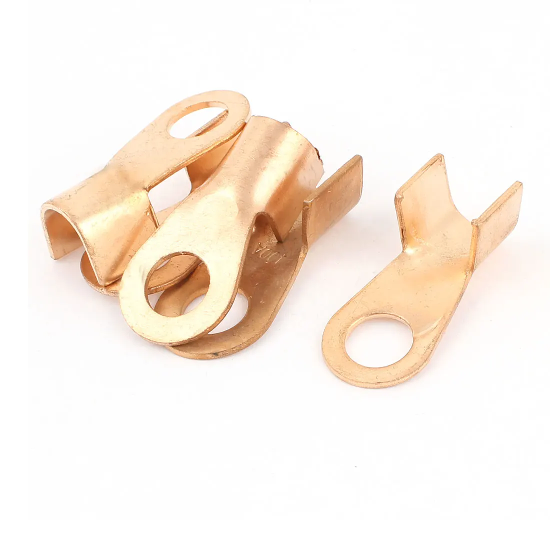 5 Pcs 400A Open Cable Connector Ring Lug Copper Passing Through