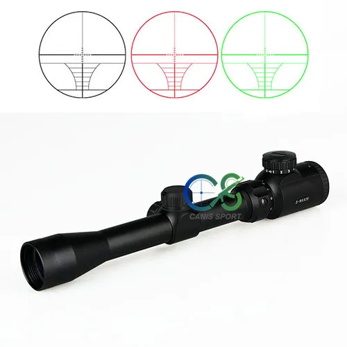 Tactical Rifle Scope Vermelho Iluminado Caça Riflescope Gs1-0306 Ppt 3-9x32e 10 High Quality Esporte e Lazer