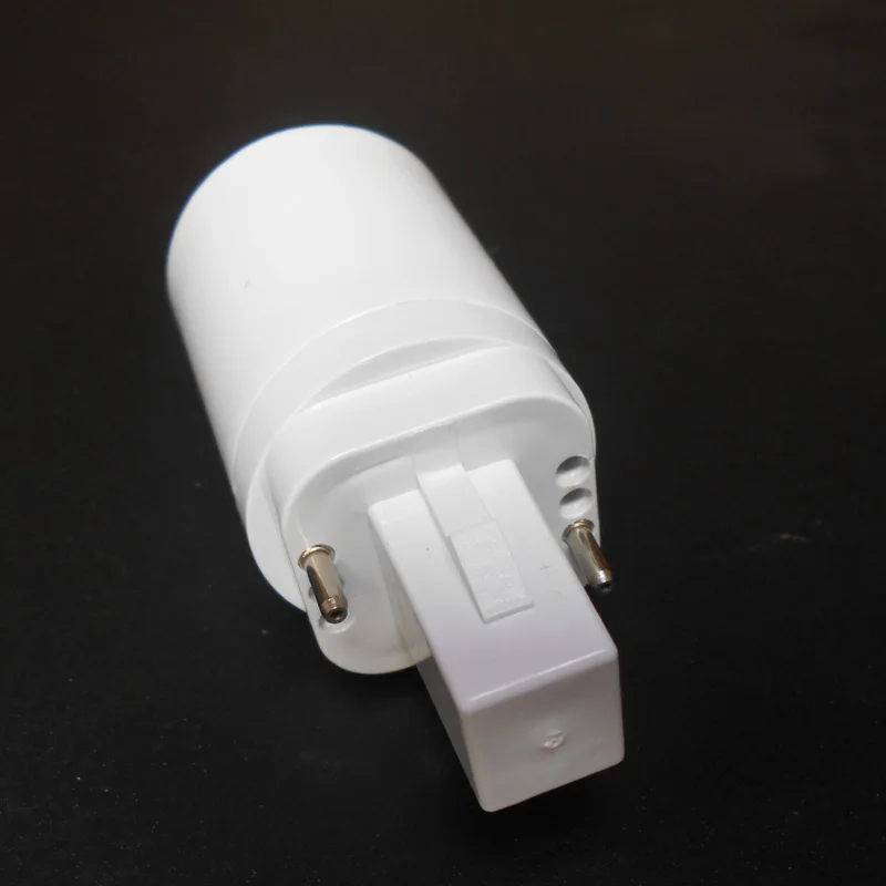 ABS LED G24 к E27 адаптер гнездо галогенная CFL лампа база конвертер e27 g24 держатель лампы