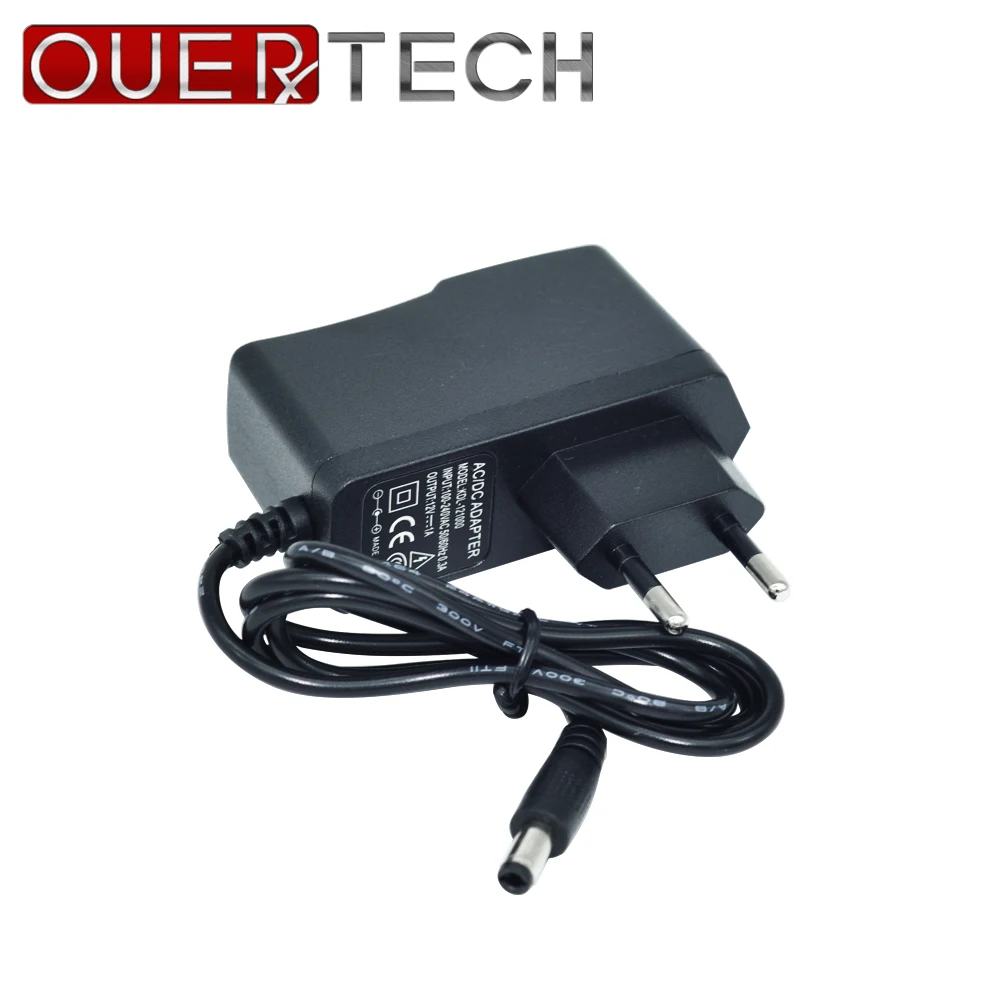 OUERTECH 12В 1А Импульсный блок питания конвертер адаптер EU /AU/UK/USPlug зарядное