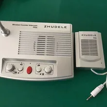 ZHUDELE роскошный высококачественный оконный домофон, запись аудио Микрофон для ресторана, спины, больницы и т. д