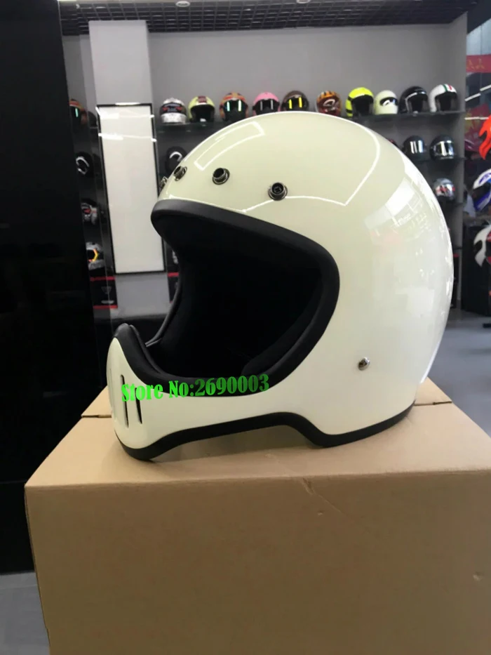 

Motorcycle Helmet MOKALA SPEED Japan for Big face helmet with Top Glass