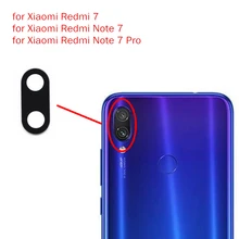 3 шт. для Xiaomi Redmi Note 7 задняя камера со стеклянным объективом основная задняя камера объектив с клеем Redmi Note7 Pro запасные части