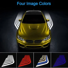 Universal Car LED Welcome Light Angel Projector Light Car Door Exterior Light Ground Lamps for All Cars and Motorcycles