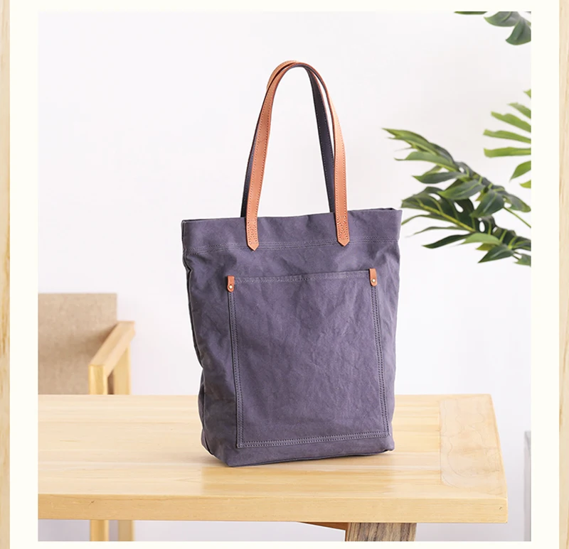 AETOO холщовая мужская сумка через плечо, Мужская Портативная сумка для покупок, Женская вместительная сумка