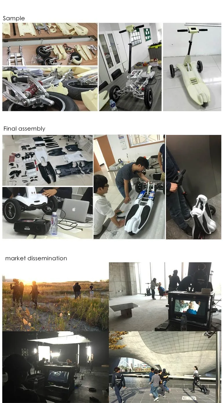 Top New Brand M1 350w 36v Folding Aluminum Alloy Three-wheel Electric Scooter Steering-wheel Skateboard Hover Board 24