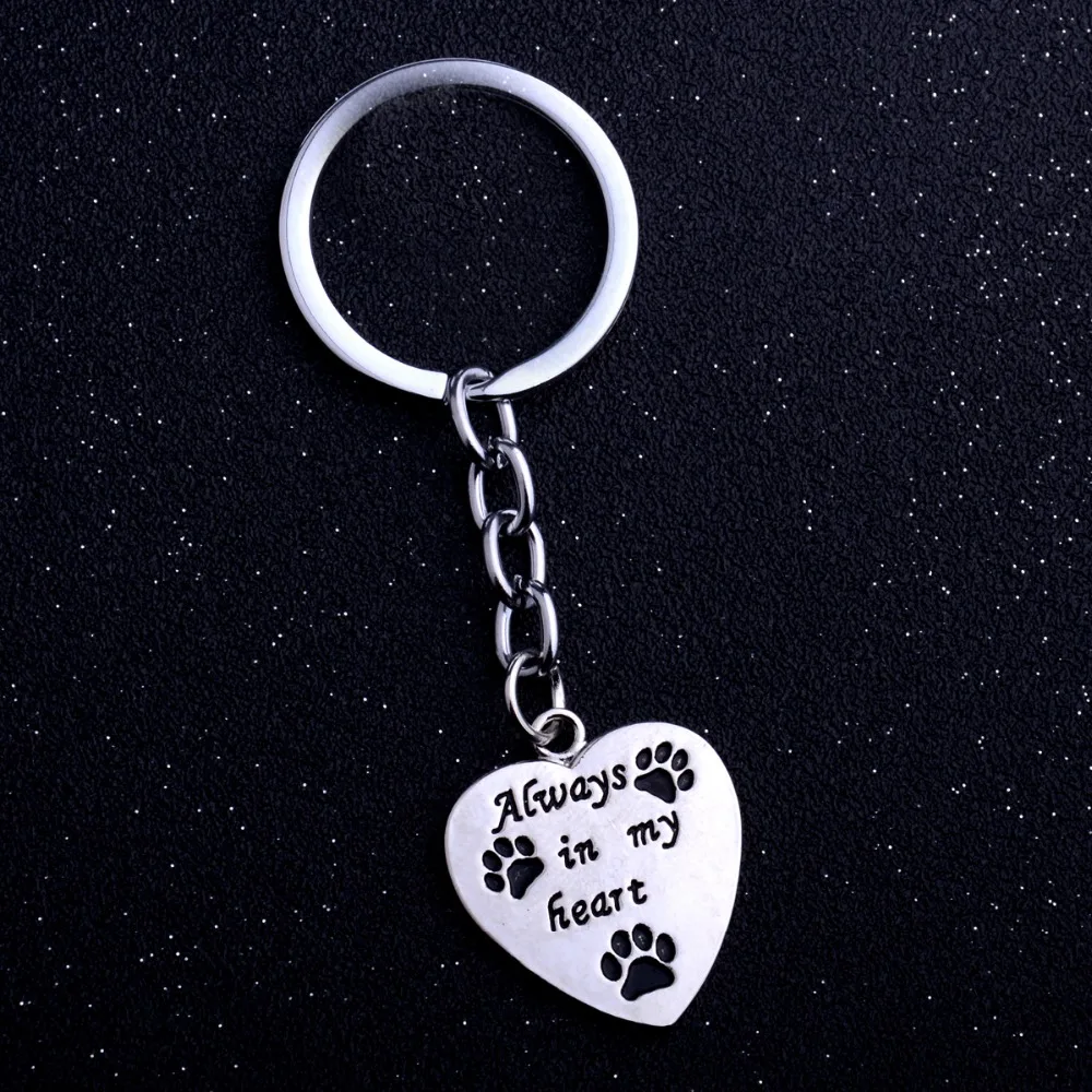 Брелок для ключей с принтом всегда в моем сердце|men key chain|keyring keychainkeychain charms |
