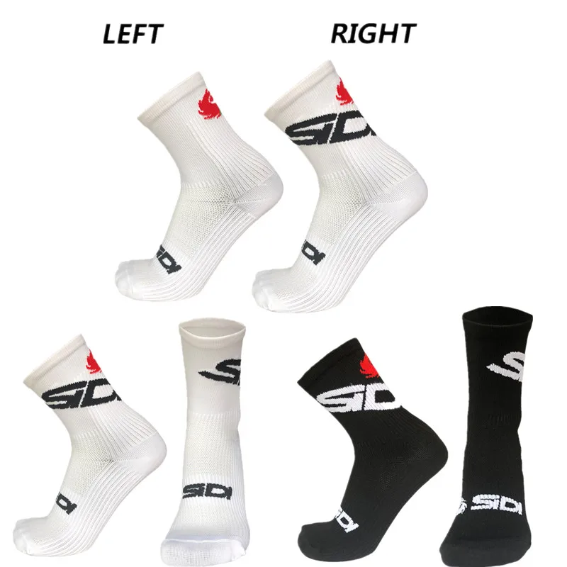 

New Cycling Socks Black White Sports Compression Socks Professional High Quality Bike Bicycle Socks