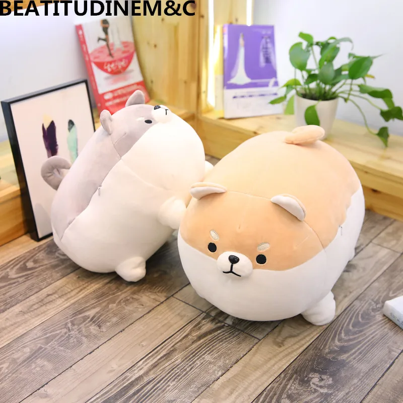 New Super Soft Angary Fat Shiba Inu Plush Toys Corgi Dog Animal Stuffed Toys Children's Toys Soft Sofa Pillow Cushion Girl Gifts