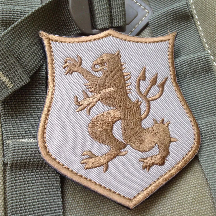 

The USA SEAL Team SIX Military Tactical Patch Armband 3D Embroidery Magic Sticker Hook Loop Game of Thrones Lanister Lion Patch