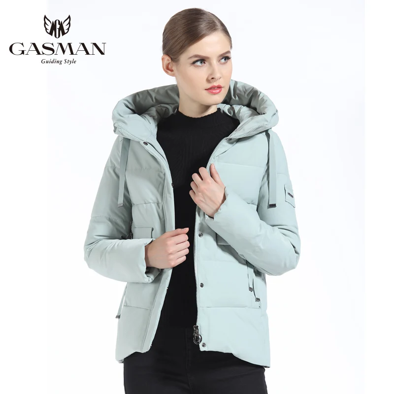 GASMAN 2018 New Winter Collection Women's Down jackets Short Winter Coats And Jackets For Women Fashion Brand Coat Down Parka