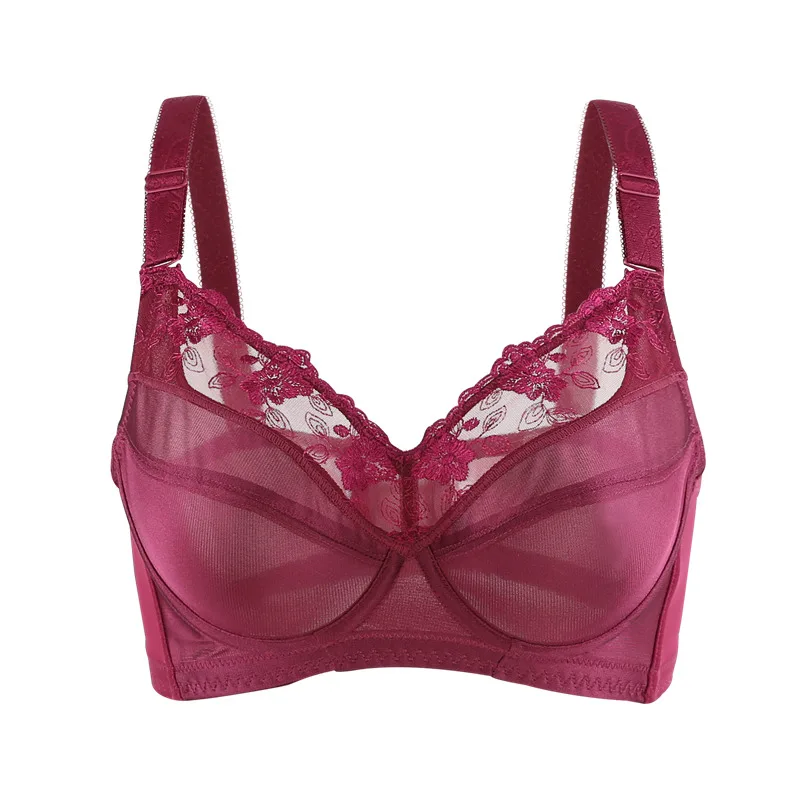 Soutien Gorge Femme женские ультра тонкие Бюстгальтеры размера плюс с полным покрытием