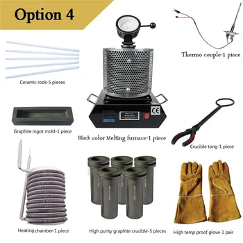 

New type 2kg furnace, 220v mini melting machine,jewelry making equipment, can melt gold,copper and silver option4