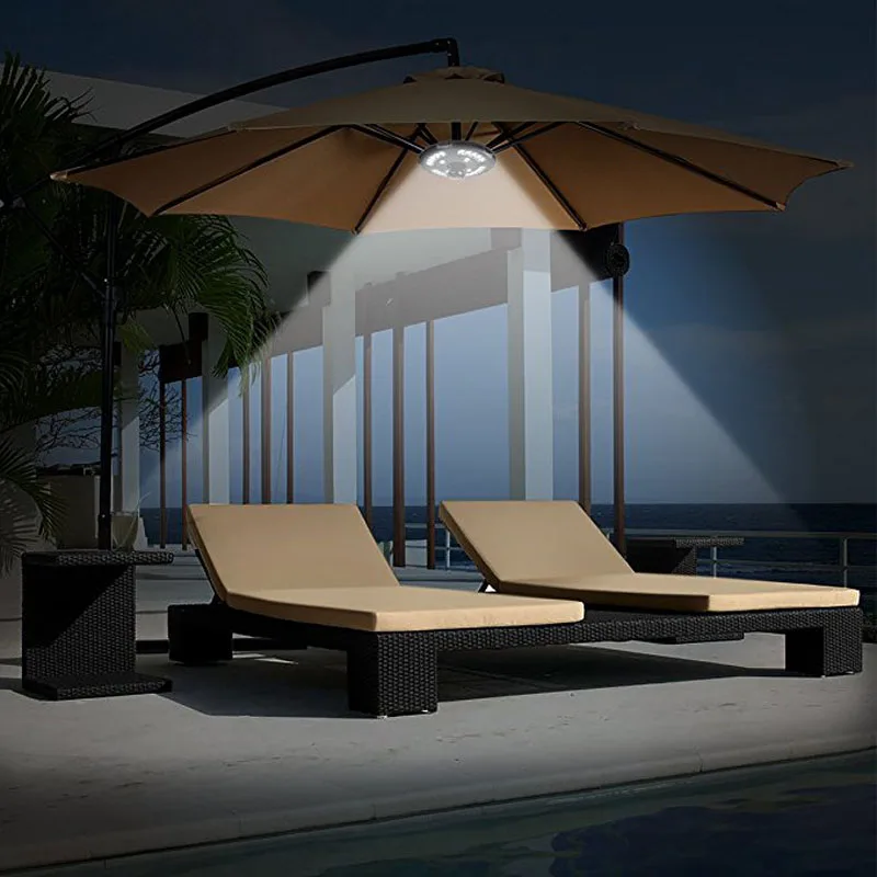 Patio Umbrella Light Cordless 24 Led Umbrella Pole Light For Camping Tents Or Outdoor Use Aliexpress