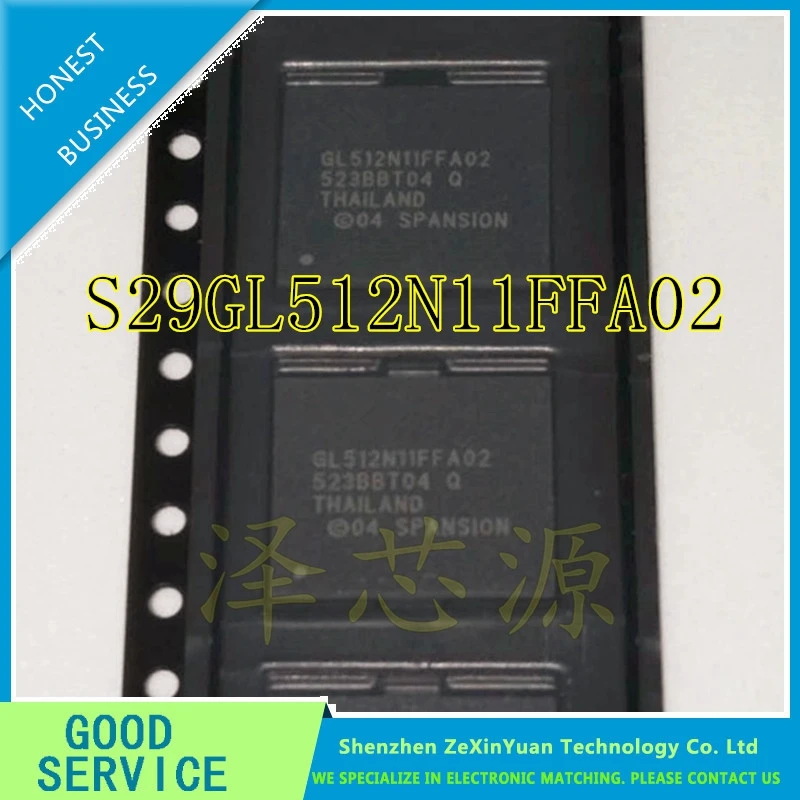 

10PCS S29GL512N11FFA02 GL512N11FFA02 BGA Best quality