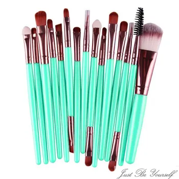 

15pcs Makeup Brush Set tools Make-up Toiletry Kit Wool Make Up Brush Set 4.5