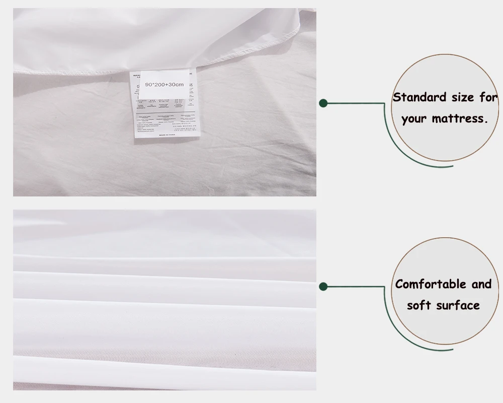 15/160*200+ 5/180*200 гладкое водонепроницаемое покрытие матраса эластичный наматрасник против клещей матрас; матрас