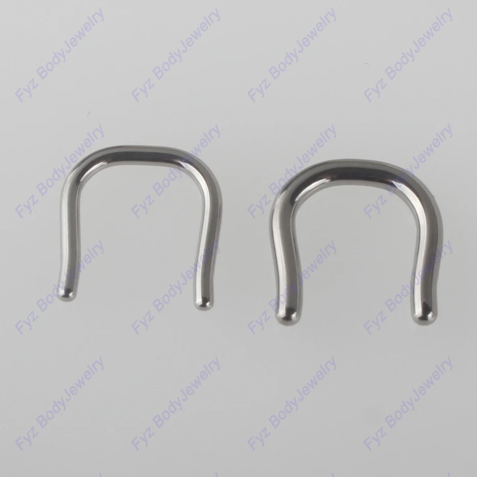 

G23 Titanium 16G 14G Nose Ring Piercing Nipple Ring Ear Cartilage Tragus Stud Body Jewelry