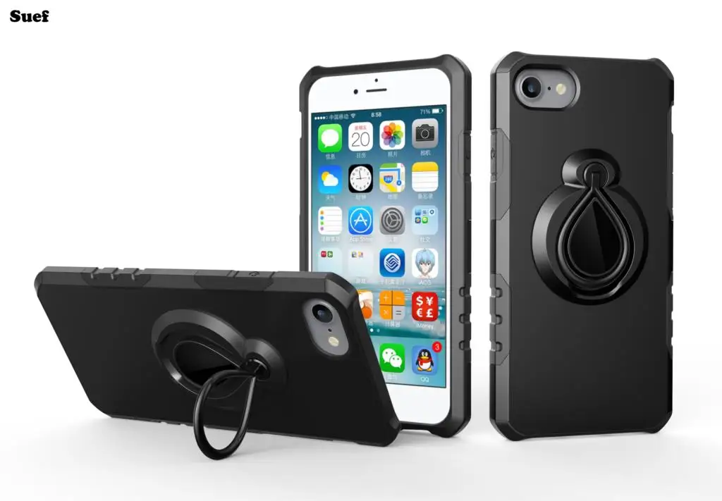 Rotate Ring Case For iPhone 8 / 8plus Cover Coque plus Phone Cases iPhone8plus Protect Shell |