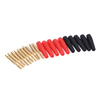 

10pcs/lot 2mm Wilding Banana Plug Audio Speaker Amplifier Cable Wire Power Screw Jack Connector Adapter Accessories