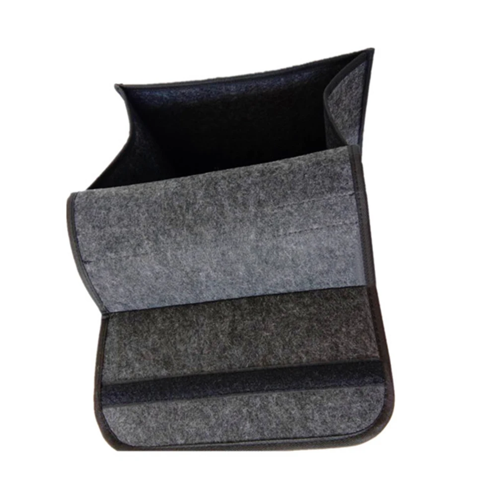  Car Vehicle Trunk Foldable Tools Storage Case Thick Felt Tote Bag Organizer Car Trunk Storage Bag