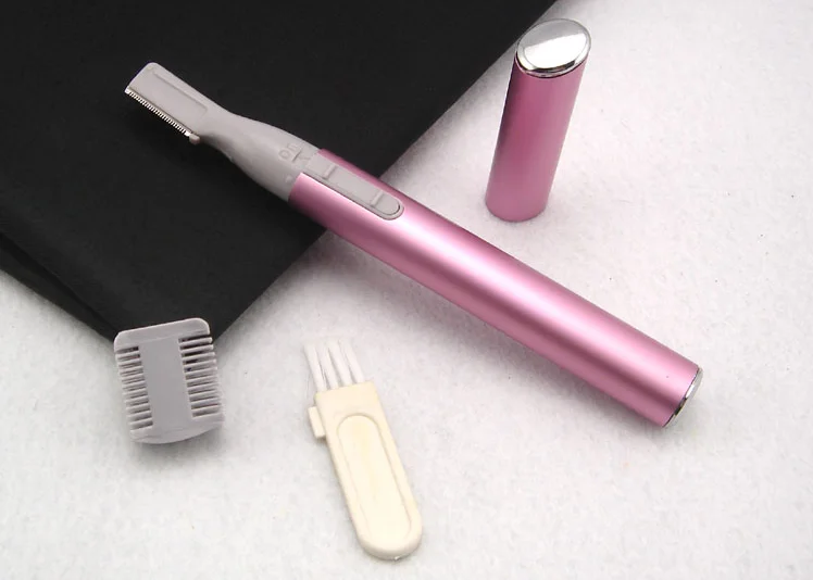 Бритвенный бритва эпилятор для тела, мини электрический тример для бровей, машинка для стрижки волос, инструменты для макияжа, бритва для мужчин и женщин - Цвет: pink
