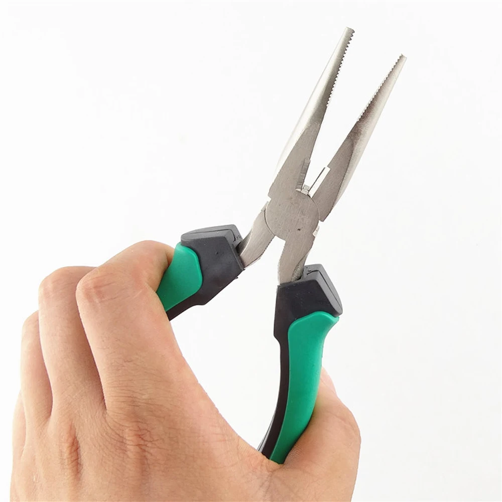 1PK-709DS Pro'sKit Double Color Titanium Gold Long Nose Pliers Cable Cutter Stripper Multifunctional Pliers Electronics Repair 1PK-709DS Pro'sKit Double Color Titanium Gold Long Nose Pliers Cable Cutter Stripper Multifunctional Pliers Electronics Repair