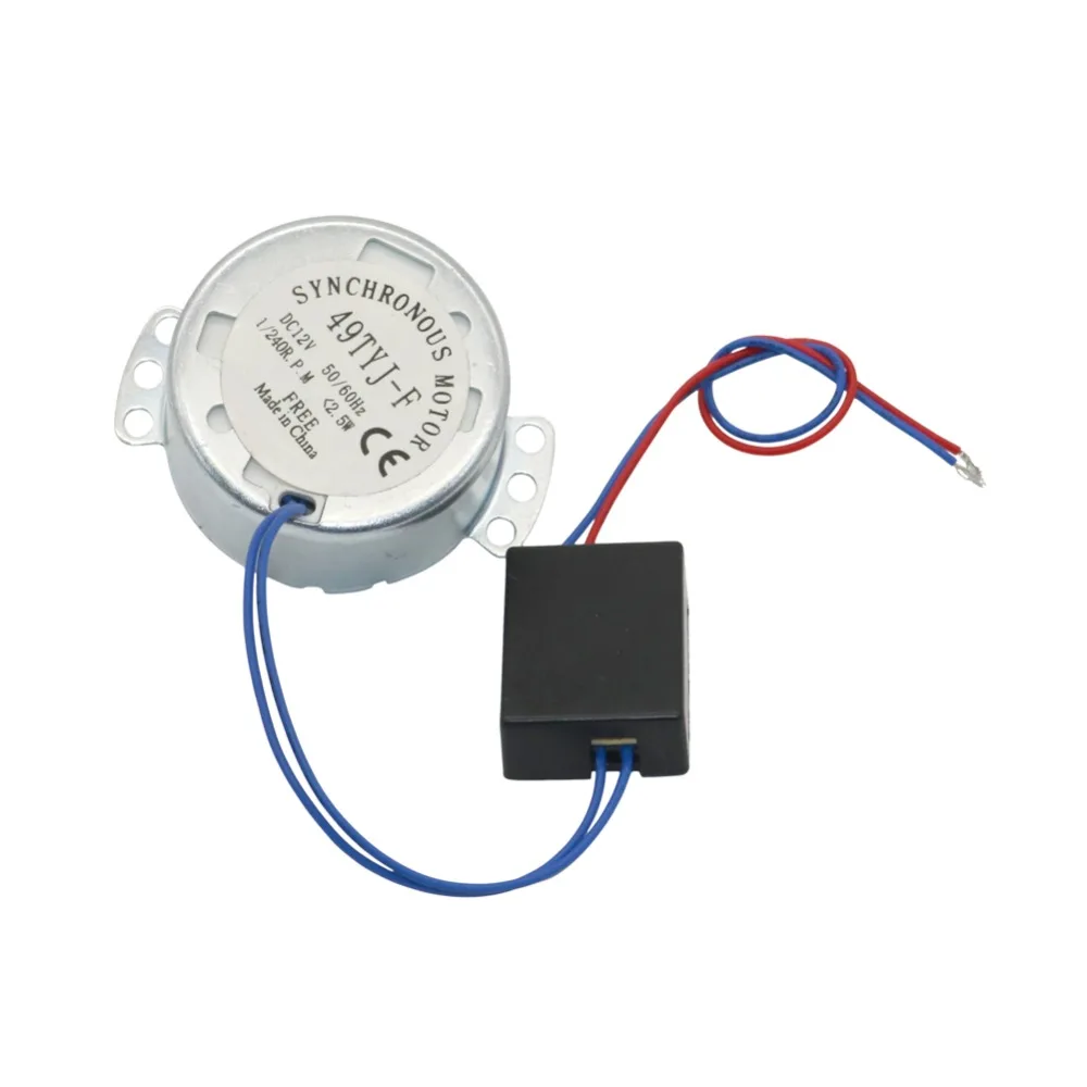 

1 Pcs DC 12V 1/240rpm Motor Incubators Incubator Geared Motors Turn The Eggs Tray Slow Motor Incubation Equipment