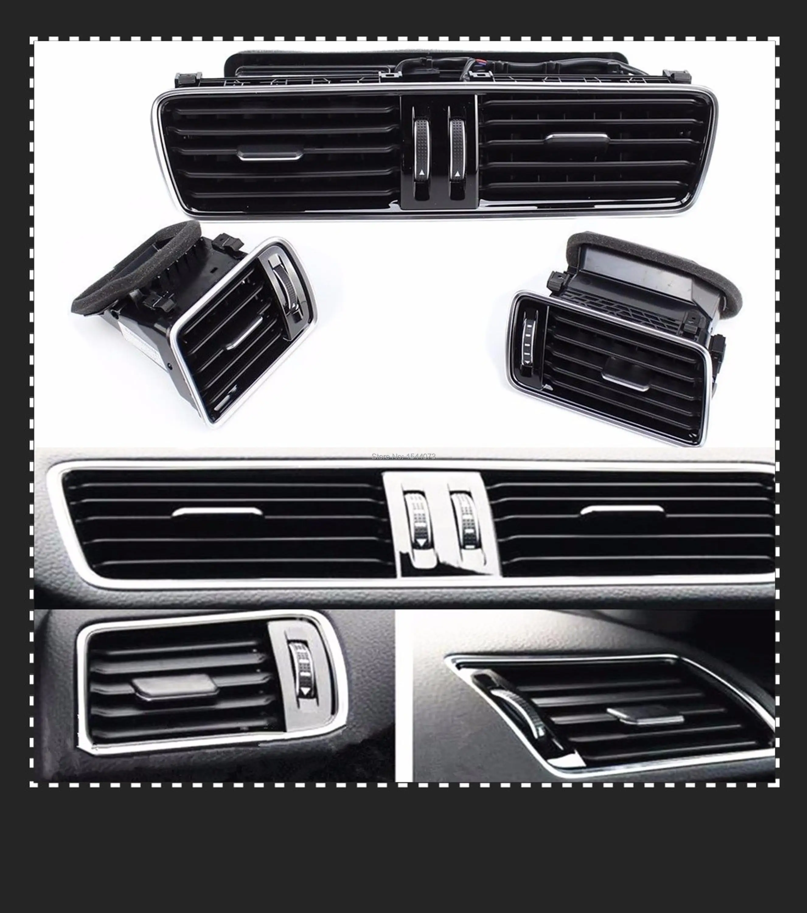 OEM для VW CC Passat B6 B7 R36 ремонт нового пианино черный кондиционер вентиляционное