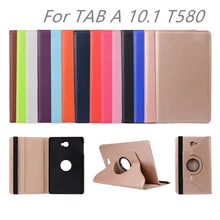 Высокое качество стенд из искусственной кожи чехол для samsung Galaxy Tab A 10,1 T580 T585 360 градусов поворотный личи чехол планшета+ пленка+ ручка